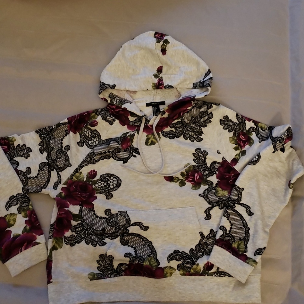 Womens crop hoodie